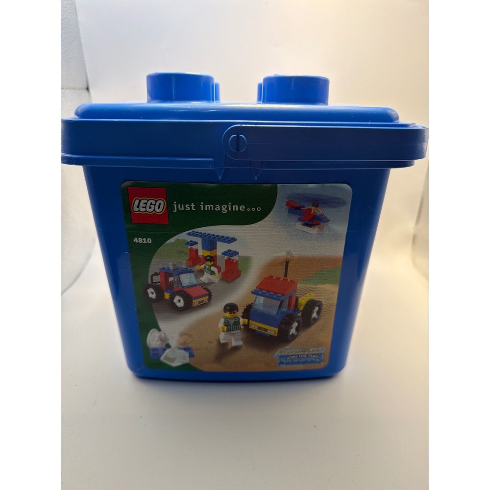 LEGO Creator 4810 Blue Storage Bucket 254 Pcs Factory Sealed Vintage 2001 Set
